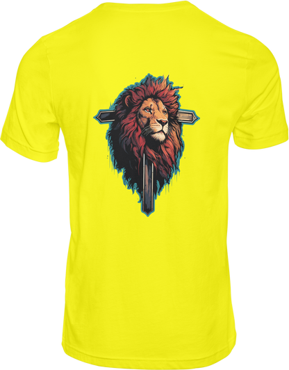 CAMISETA ESTAMPADA | LEÃO NA CRUZ