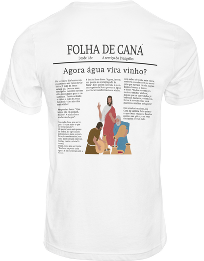 CAMISETA ESTAMPADA | FOLHA DE CANÁ