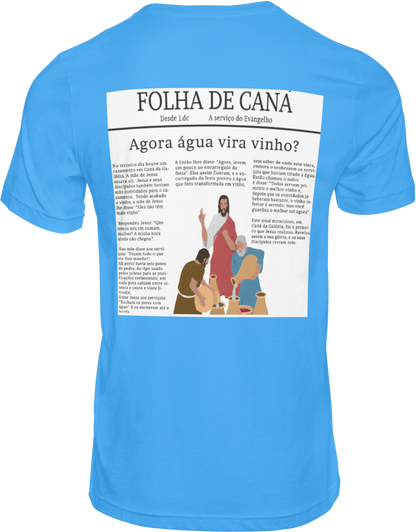 CAMISETA ESTAMPADA | FOLHA DE CANÁ