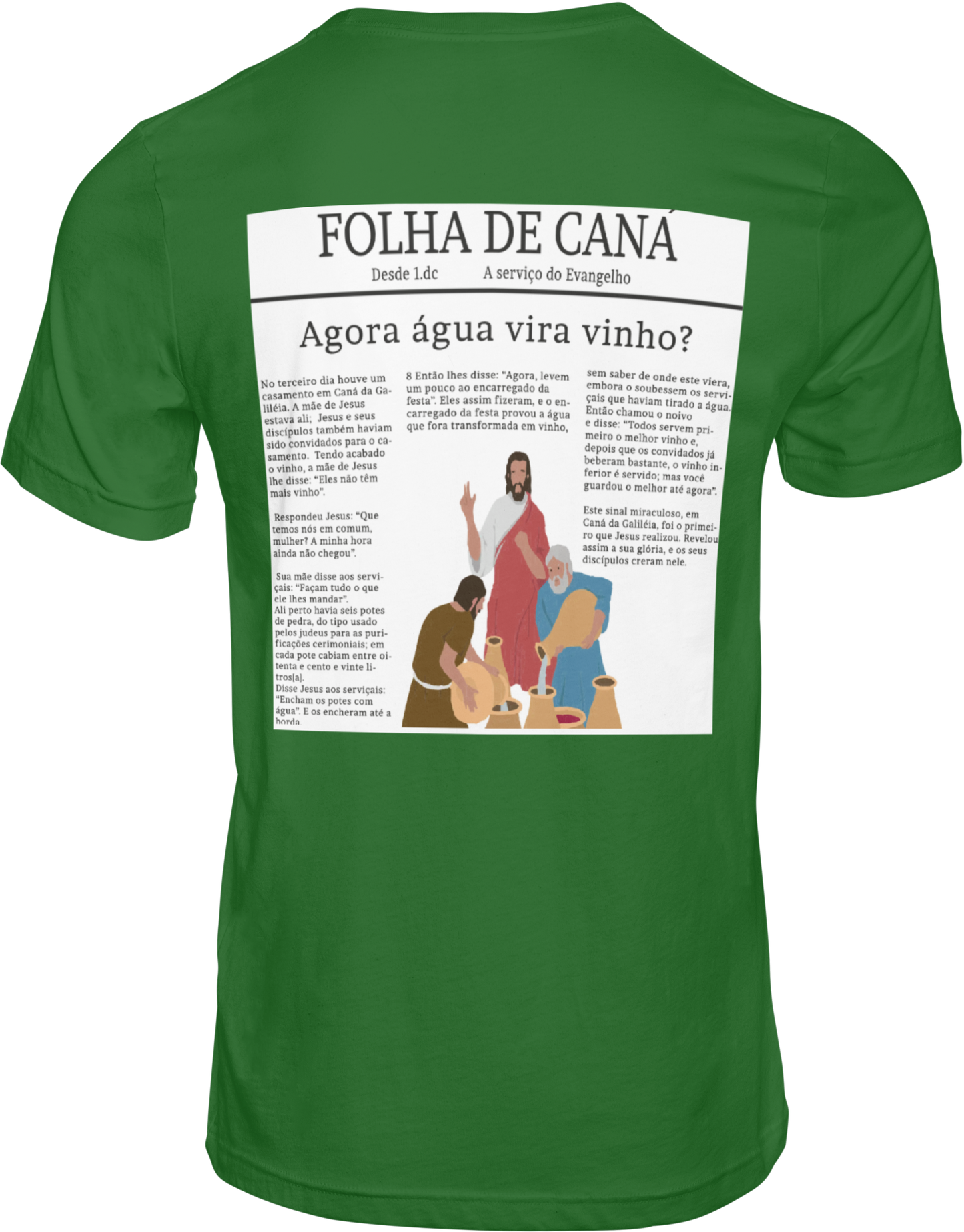 CAMISETA ESTAMPADA | FOLHA DE CANÁ