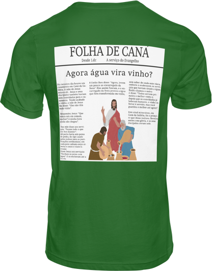 CAMISETA ESTAMPADA | FOLHA DE CANÁ