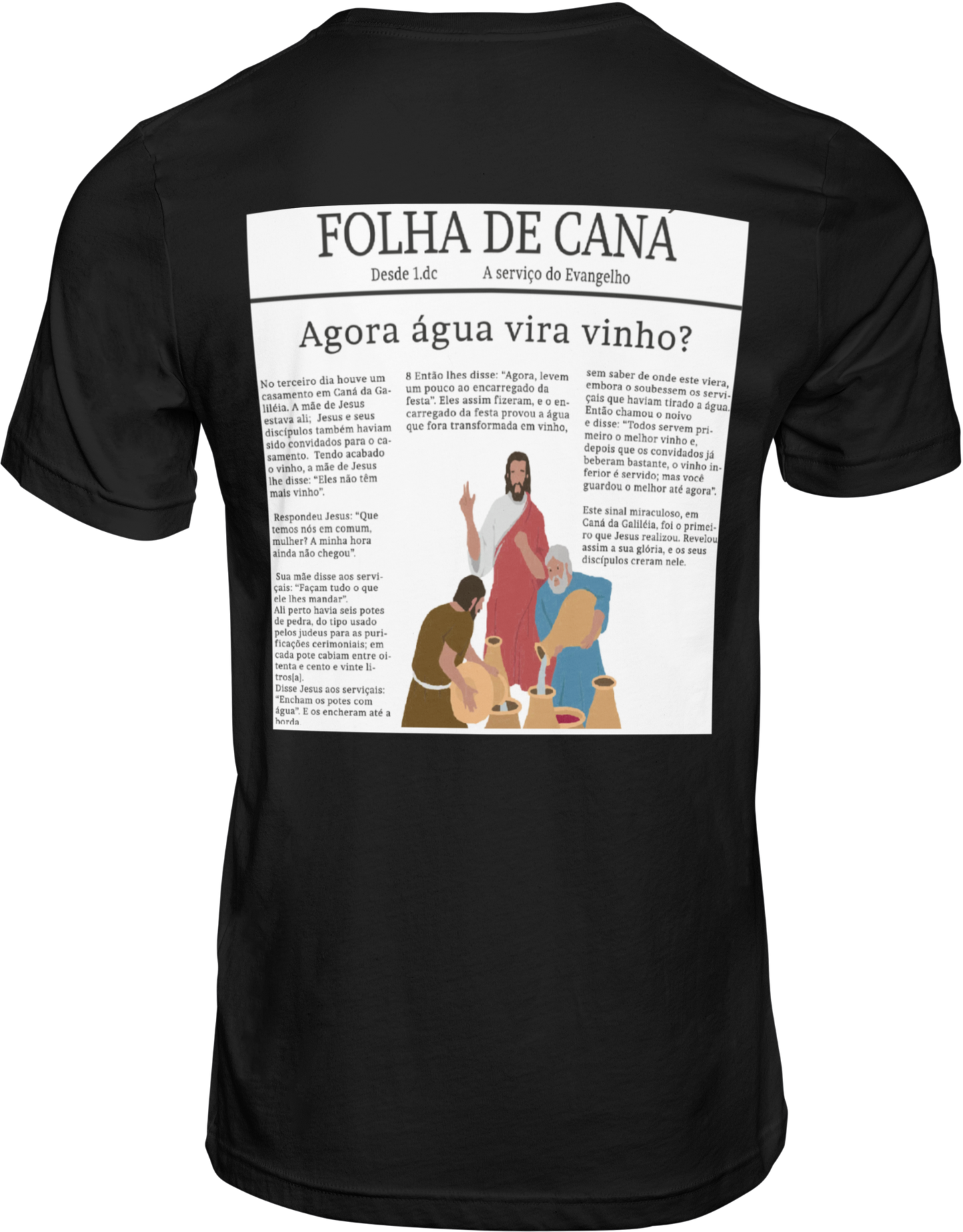 CAMISETA ESTAMPADA | FOLHA DE CANÁ