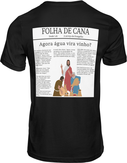 CAMISETA ESTAMPADA | FOLHA DE CANÁ