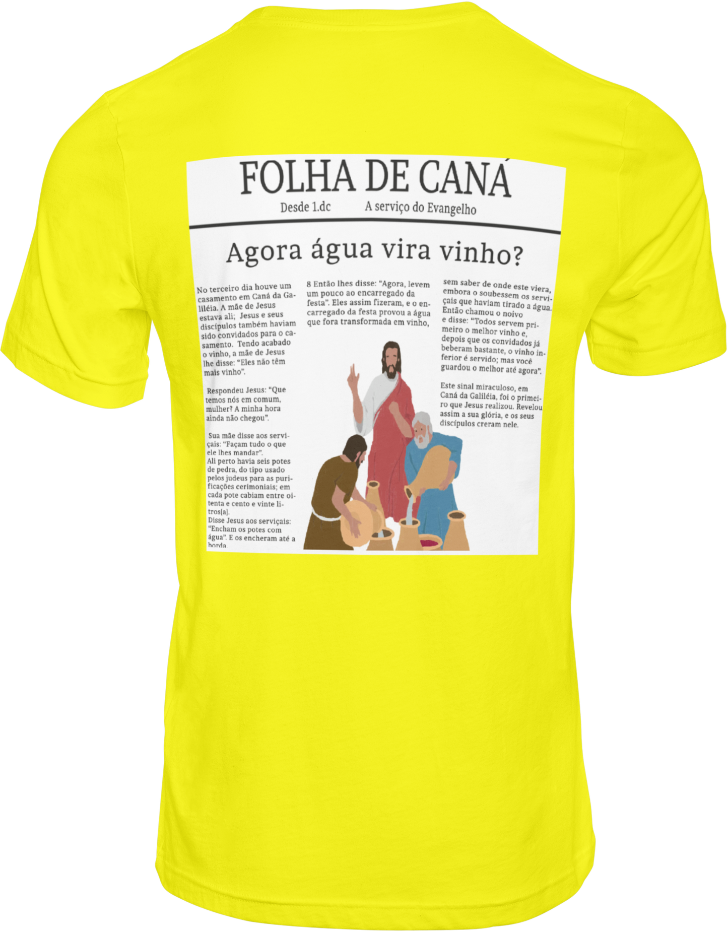 CAMISETA ESTAMPADA | FOLHA DE CANÁ