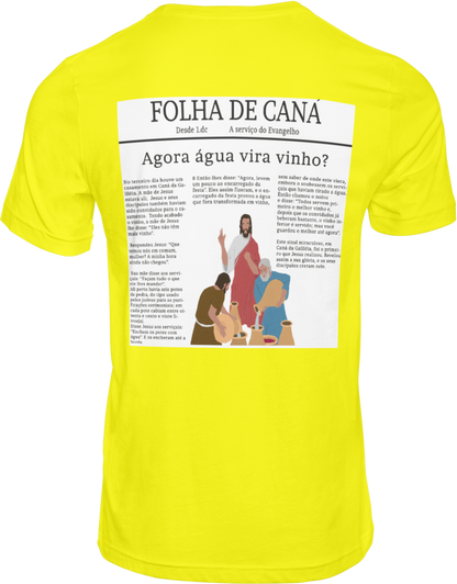 CAMISETA ESTAMPADA | FOLHA DE CANÁ