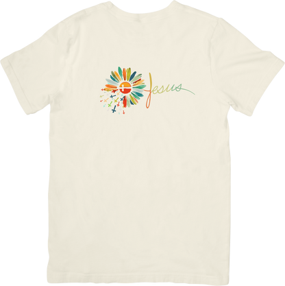 CAMISETA ESTAMPADA | FLOR DE JESUS (FRONTAL)