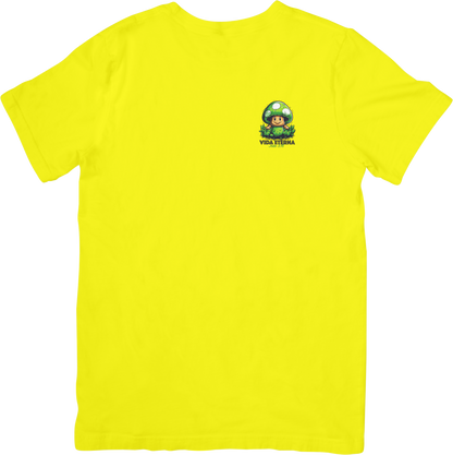 CAMISETA ESTAMPADA | VIDA ETERNA COGUMELO MARIO