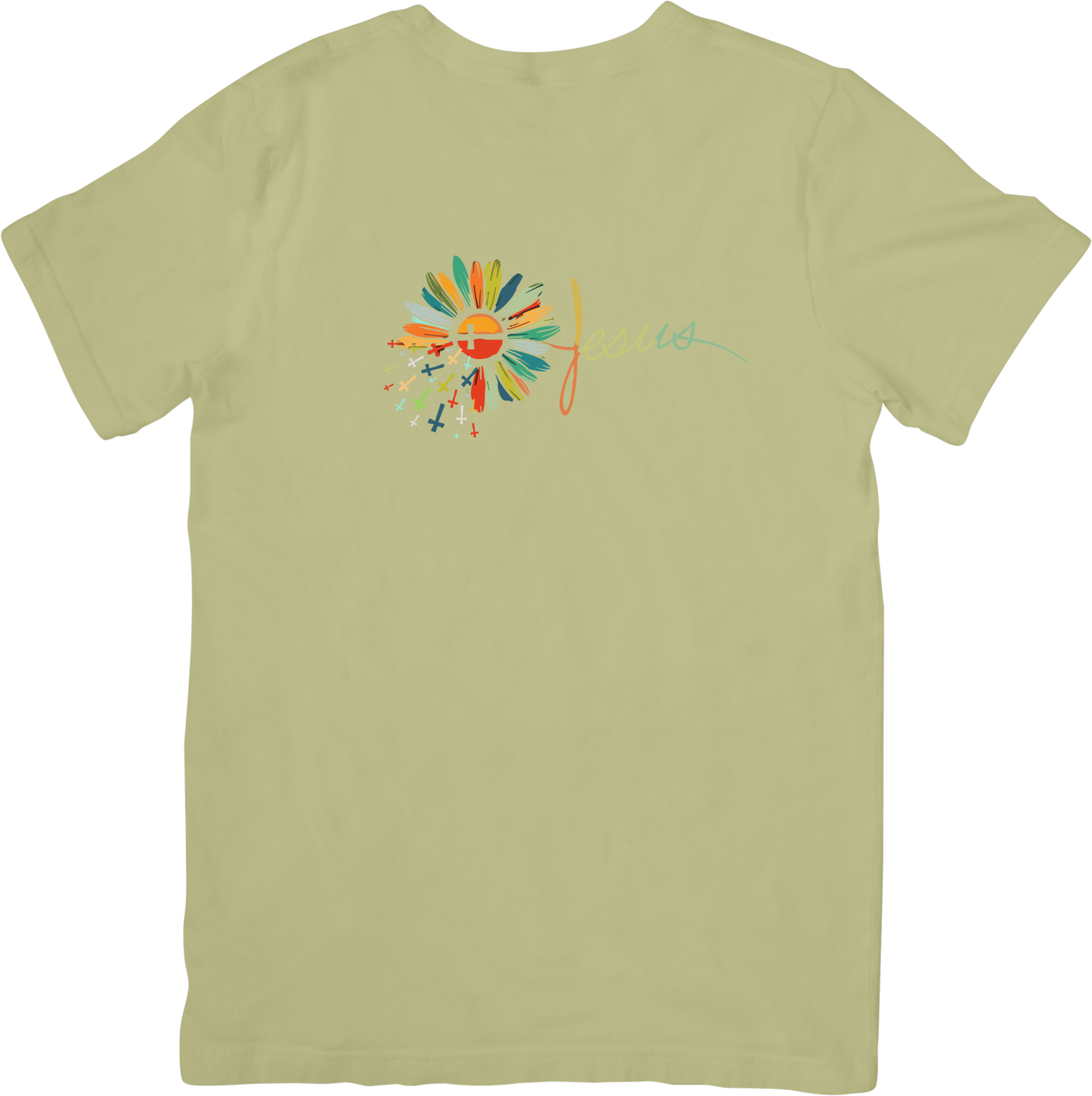 CAMISETA ESTAMPADA | FLOR DE JESUS (FRONTAL)