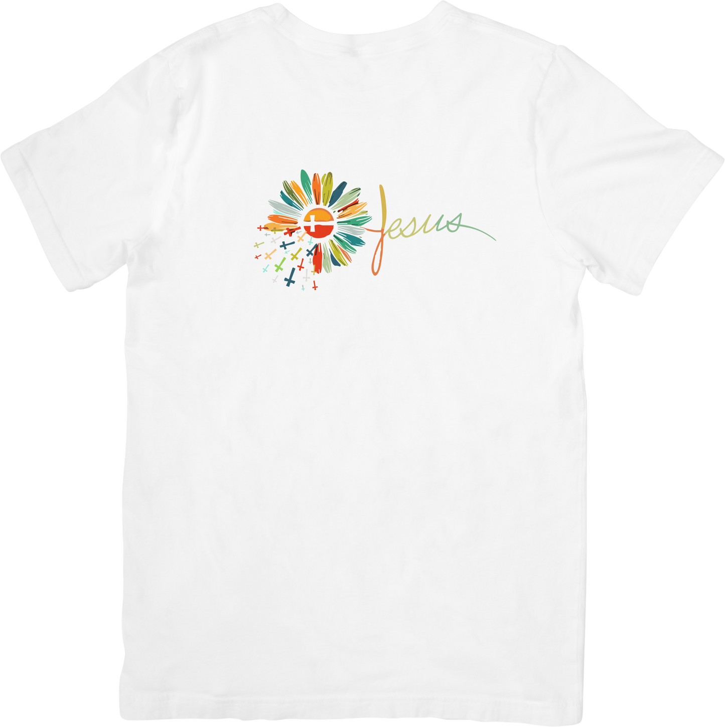 CAMISETA ESTAMPADA | FLOR DE JESUS (FRONTAL)