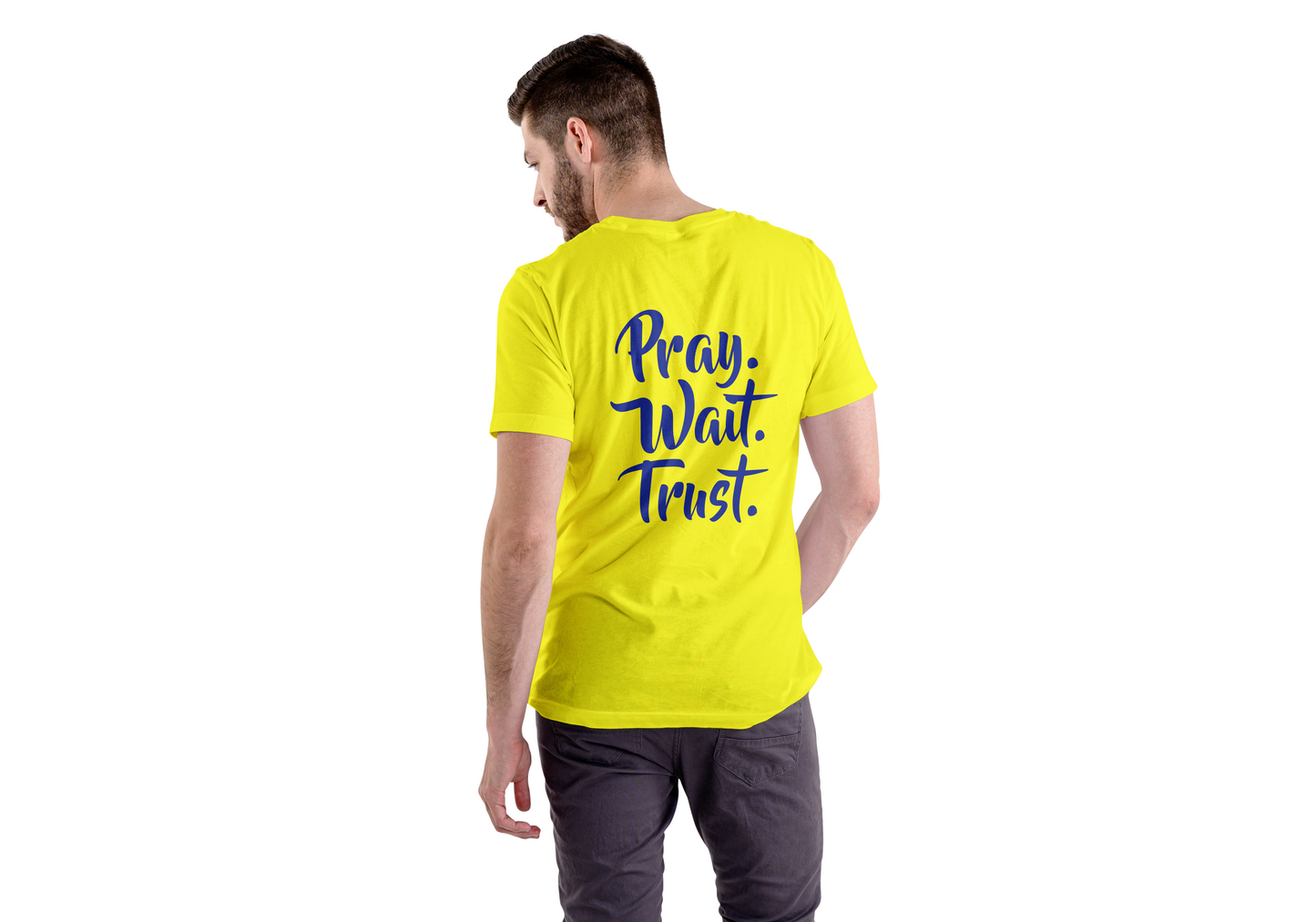 CAMISETA ESTAMPADA | PRAY WAIT TRUST