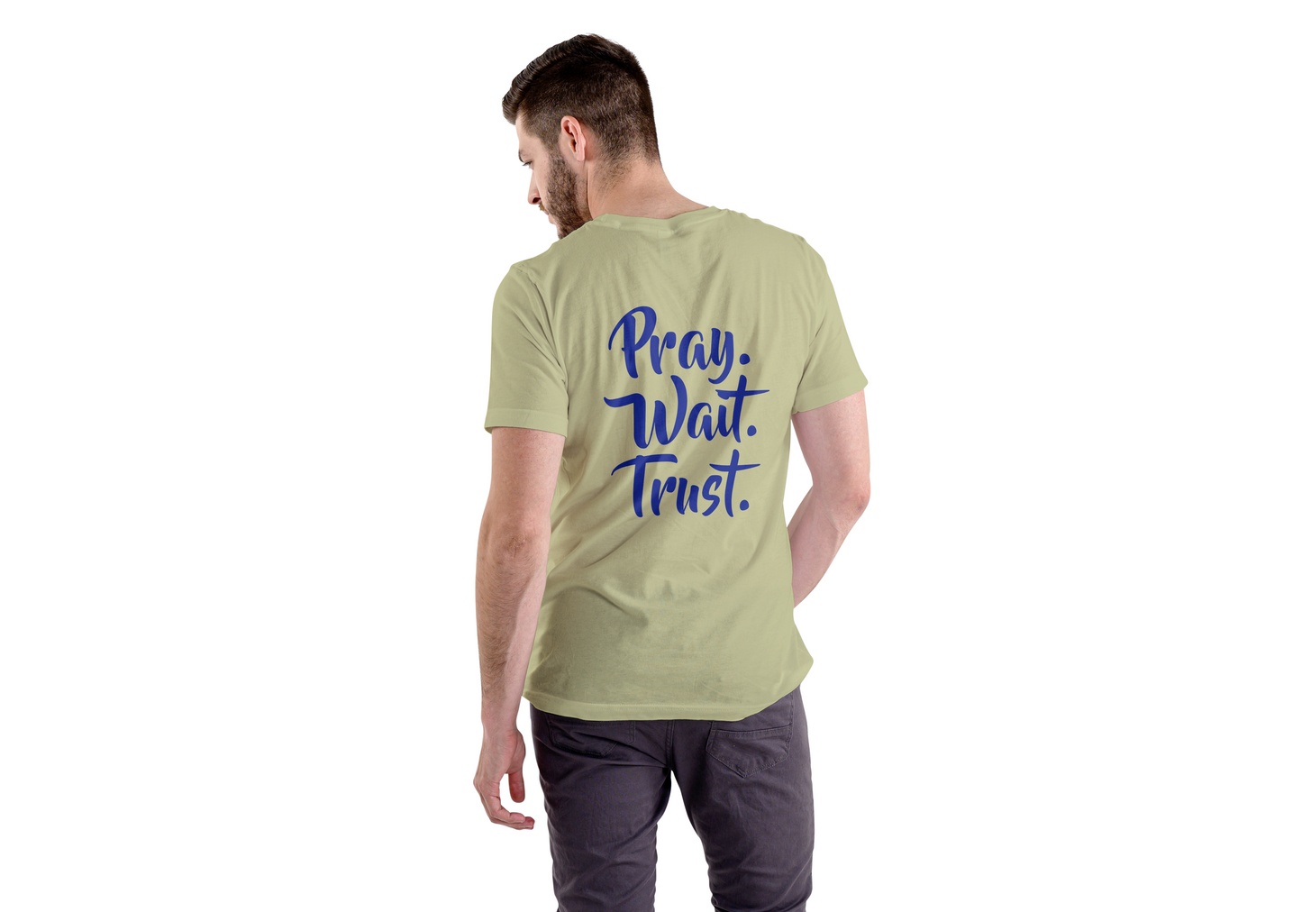 CAMISETA ESTAMPADA | PRAY WAIT TRUST